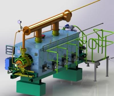 Современные 2-х (двух)       ретортные печи для производства древесного угля (углежжения,       торрефикации) — фото 3
